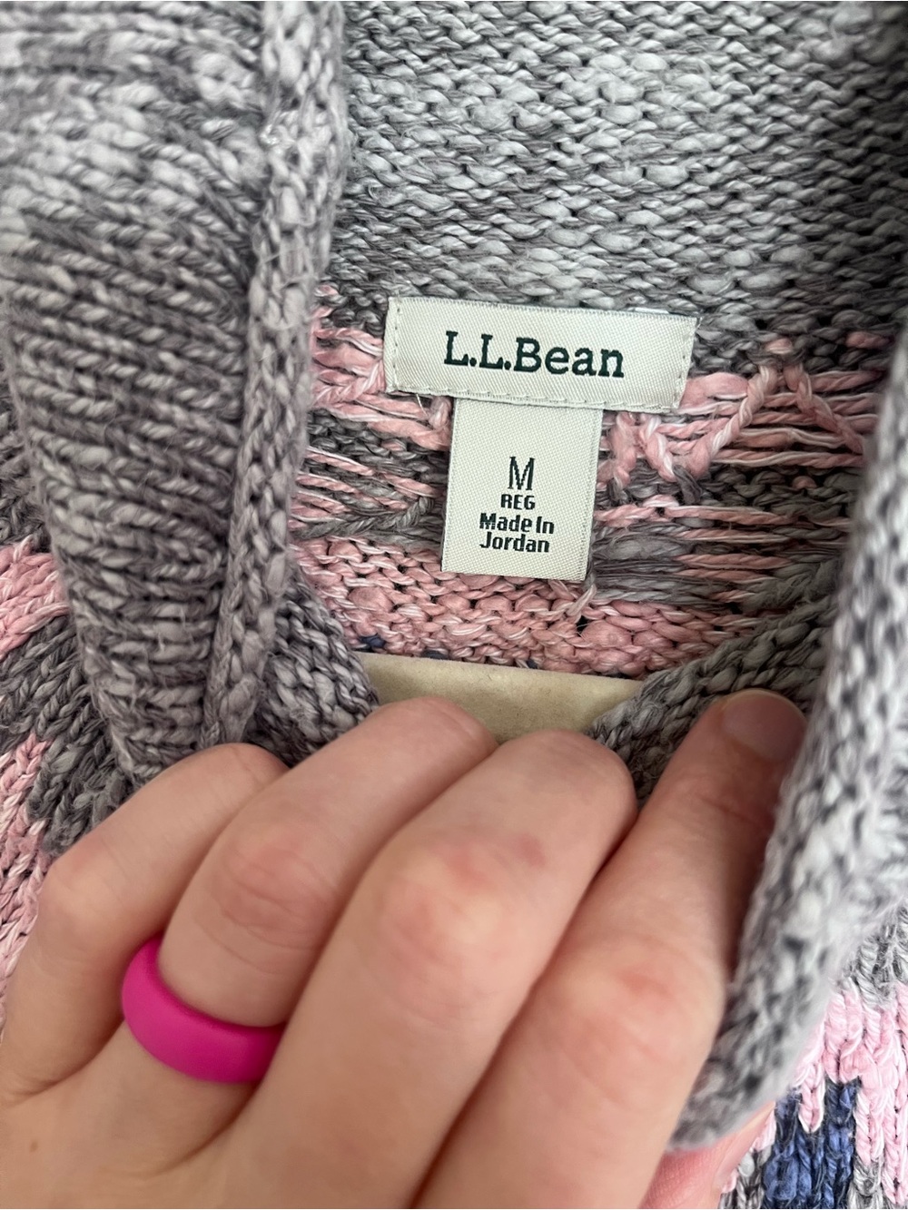 LL Bean cotton sweater - Picture 3 of 6